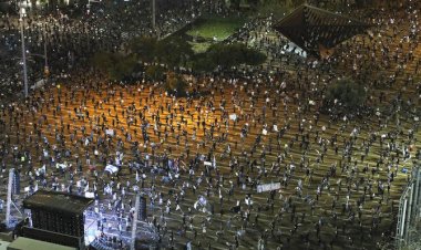 İşgalci İsrail'de Netanyahu karşıtı gösteri