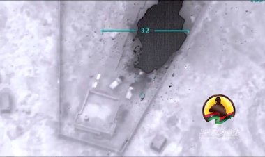 Libya hükümeti Hafter'e silah taşıyan konvoyun SİHA'larla vurulma anını yayımladı