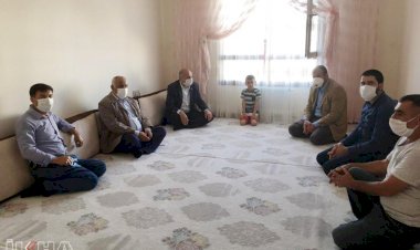 HÜDA PAR'dan Nusaybin'de polisin tartakladığı çocuğun ailesine ziyaret