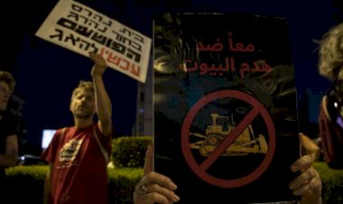 İsrailli aktivistlerden 'ilhak' karşıtı gösteri