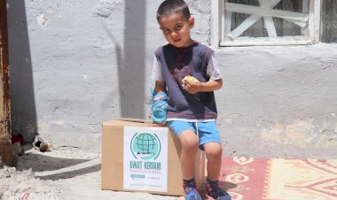 Umut Kervanı'ndan Ankara'daki muhtaçlara Ramazan yardımı