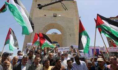 Gazze'de İşgalci İsrail'in 'ilhak planı' ve ırkçı politikaları protesto edildi