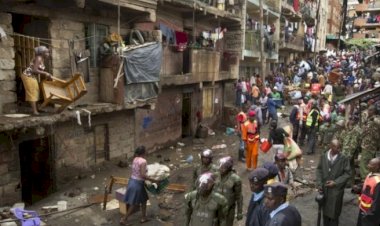 Kenya'da evleri yıkılan 8 bin kişi sokakta kaldı