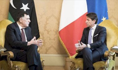 Libya Başbakanı Serrac, İtalya'da Conte ile görüştü