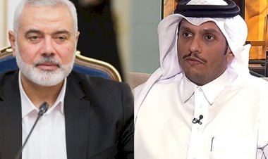 Hamas lideri Heniyye, Katar Dışişleri Bakanı'yla Filistin'deki gelişmeleri görüştü