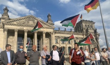Berlin'de Siyonist İsrail'in ilhak planı protesto edildi