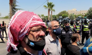 Ürdün polisinden ABD Büyükelçiliği önünde 'ilhak' protestosuna engel