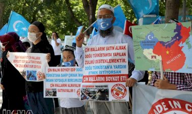 Urumçi Katliamı 11. yılında İstanbul'da protesto edildi