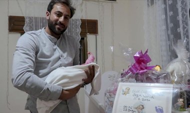 Filistinli aile yeni doğan kızlarına 'Ayasofya' adını verdi