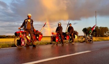 Filistinli çocuklar için 2 bin kilometre bisiklet sürecekler