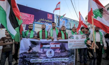 Hamas'tan Lübnan'a destek gösterisi