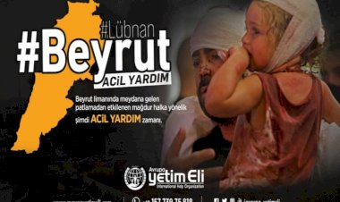 Avrupa Yetim Eli'nden Beyrut için yardım kampanyası