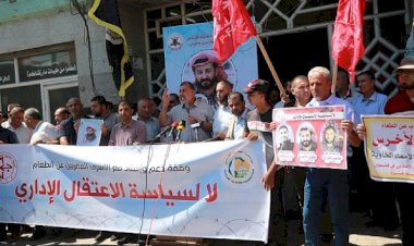 Filistinli esirler için destek gösterisi düzenlendi