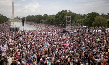 ABD'de on binler ırkçılığa karşı yürüdü