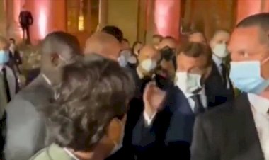 Macron, Hizbullah lideriyle yaptığı görüşmeyi haberleştiren gazeteciyi azarladı