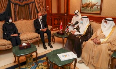 Dışişleri Bakanı Çavuşoğlu taziye ziyareti için Kuveyt'te