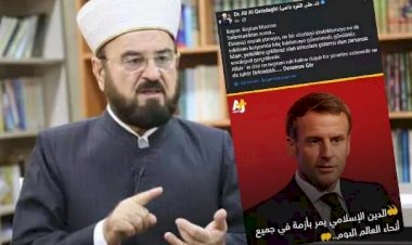 Dünya Müslüman Alimler Birliği Macron'un İslam'ı hedef alan küstahça sözlerine tepki gösterdi