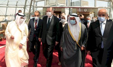 Cumhurbaşkanı Erdoğan taziye için Kuveyt'i ziyaret etti