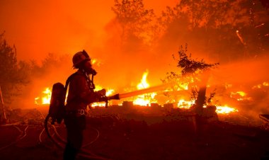 ABD'de Delta Kasırgası'nın neden olduğu yangınlarda 2 kişi öldü