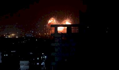 İşgalci İsrail'den Gazze'ye hava saldırısı