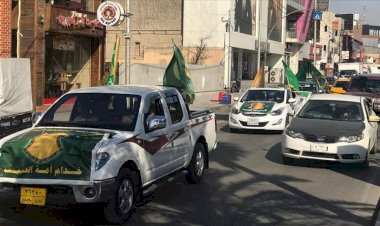 Kerkük'te Fransa'nın İslam karşıtı tutumuna tepki konvoyu