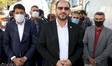 HÜDA PAR İzmir ve Manisa İl Başkanları deprem bölgesini ziyaret etti