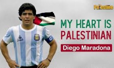 'Kalben Filistinliyim' diyen Maradona'nın ölümü Arap basınında geniş yer buldu