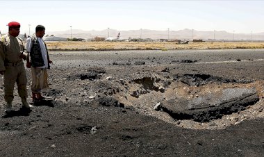 Suudi Arabistan öncülüğündeki koalisyon, Sana Havalimanı'na saldırdı