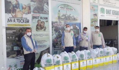 Mardin Umut Kervanı 434 ihtiyaç sahibi aileye yardım ulaştırdı