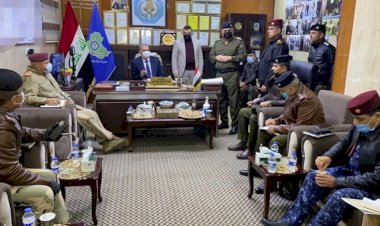 Irak İçişleri Bakanı Ganimi Şengal'deki güvenlik durumunu yerinde inceledi