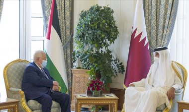Katar Emiri ve Mahmud Abbas Filistin'deki gelişmeleri görüştü