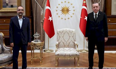 Cumhurbaşkanı Erdoğan ile HÜDA PAR Genel Başkanı Sağlam görüştü