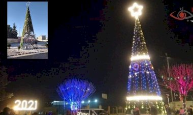 YPG'nin Kobani'de diktiği 'Noel ağacı' yakıldı