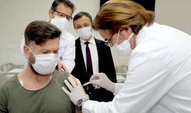 Türkiye'de günde 1 milyon 100 bin kişi aşılanacak