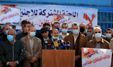 UNRWA'nın yardımlarda kısıtlamaya gitmesi Gazze'de protesto edildi