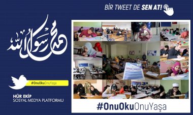 Sosyal medya #OnuOkuOnuYaşa diyor