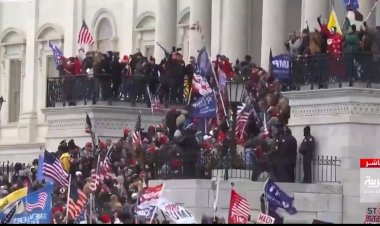 ABD’de kaos: Trump taraftarları kongre binasını bastı