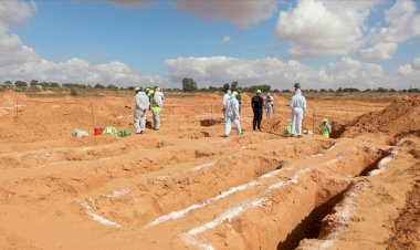 Libya'nın Terhune kentinde yeni bir toplu mezar bulundu