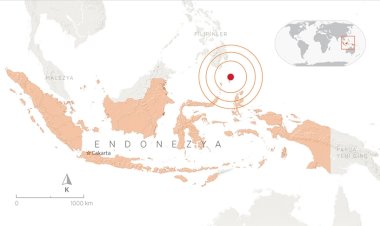 Endonezya'da 7,1 büyüklüğünde deprem