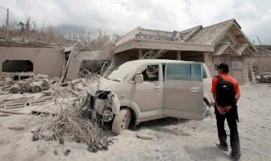 Yanardağ eteğinde zorlu yaşam