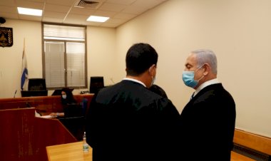 İşgalci İsrail'in Başbakanı Netanyahu yeniden hakim karşısında