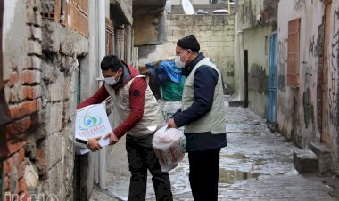 IHO-EBRAR Regaip Kandili münasebetiyle ihtiyaç sahibi ailelere gıda yardımında bulundu