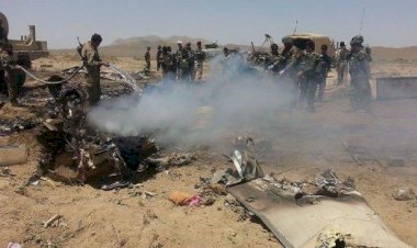 Afganistan'da askeri helikopter düştü: 9 ölü