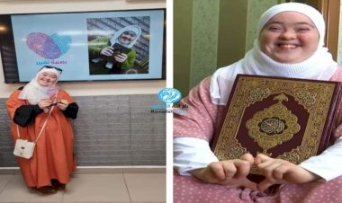 Down sendromlu Ruvan, azmiyle Hafızlık icazetini aldı