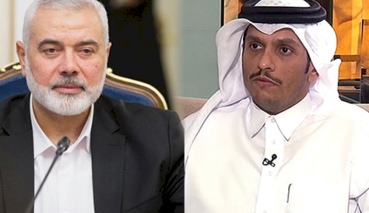 Hamas lideri Heniyye, Katar Dışişleri Bakanı'yla Filistin'deki gelişmeleri görüştü