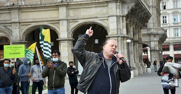 Hindistan’ın Cammu Keşmir’deki uygulamaları Avusturya’da protesto edildi