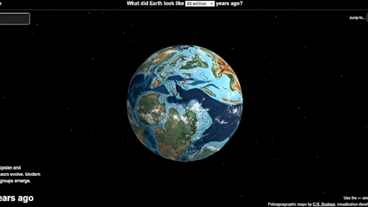 İnteraktif harita: Yaşadığınız yer 750 milyon yıl önce neredeydi?
