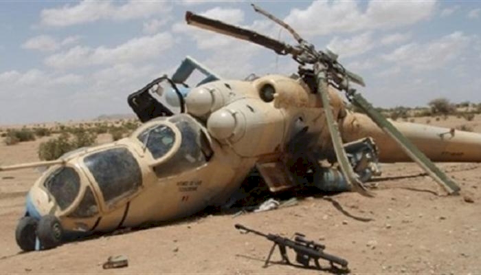 Libya ordusu: Sukne'de Rus paralı askerleri taşıyan helikopter düştü