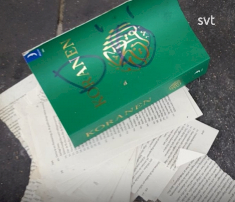 İsveç'te Kutsal Kitabımız Kur'an-ı Kerim'e alçakça saldırı