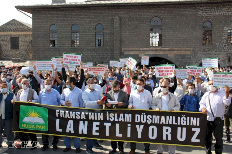 Amed'den 'İslam'a karşı açtığınız savaşı kazanamayacaksınız' sesleri yükseldi